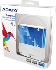 Внешний жесткий диск A-Data DashDrive HV610 1TB White (AHV610-1TU3-CWHBL) Внешний жесткий диск A-Data DashDrive HV610 1TB White (AHV610-1TU3-CWHBL)