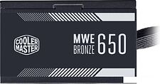 Блок питания Cooler Master MWE 650 Bronze V2 MPE-6501-ACAAB-EU Блок питания Cooler Master MWE 650 Bronze V2 MPE-6501-ACAAB-EU