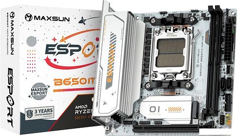 Материнская плата Maxsun eSport B650ITX WiFi Ice