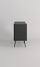 Тумба Arvento Rondo 3D (графит/дарк грей)