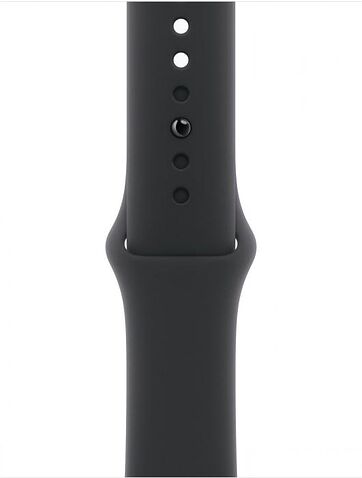 Умные часы Apple Watch Series 10 42 мм (алюминиевый корпус, черный/черный, спортивный силиконовый ремешок S/M)