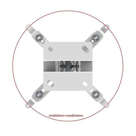 Кронштейн UniTeki PM2102W (белый)