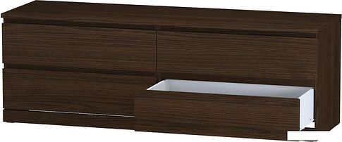 Комод Mio Tesoro Varma Prime 4D (коричневый)
