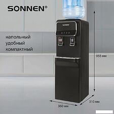 Кулер для воды Sonnen FSE-02WBc 456168 (черный)