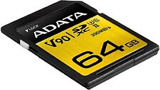 Карта памяти ADATA Premier ONE ASDX64GUII3CL10-C SDXC 64GB Карта памяти ADATA Premier ONE ASDX64GUII3CL10-C SDXC 64GB