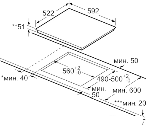 Варочная панель Bosch PVS611FB5E