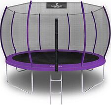 Батут Calviano Outside Master Purple 374 см - 12ft (внешняя сетка, с лестницей)