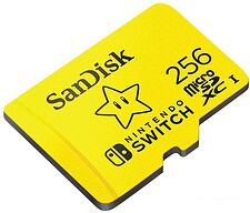 Карта памяти SanDisk For Nintendo Switch microSDXC SDSQXAO-256G-GN3ZN 256GB Карта памяти SanDisk For Nintendo Switch microSDXC SDSQXAO-256G-GN3ZN 256GB