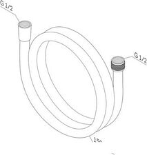 Душевой шланг AM.PM F0415B22