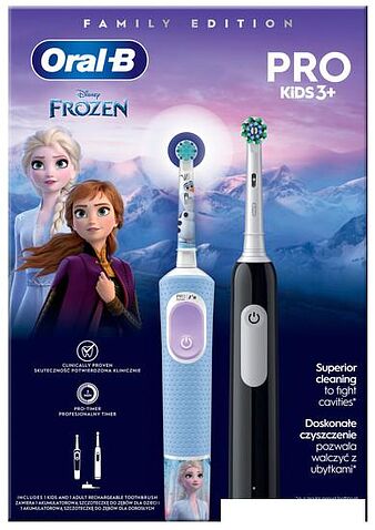 Комплект зубных щеток Oral-B Pro Series 1 + Oral-B Pro Kids Frozen 8006540784372