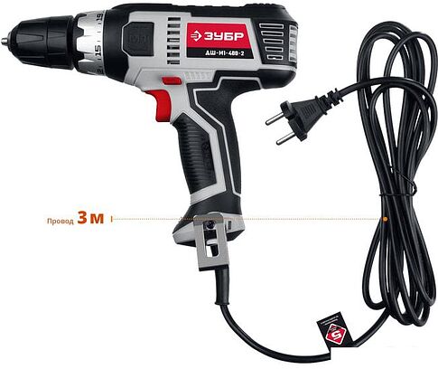 Шуруповерт Зубр ДШ-М1-400-2