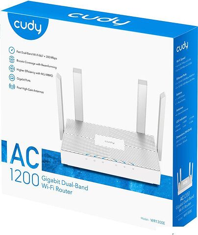 Wi-Fi роутер Cudy WR1300E 1.0