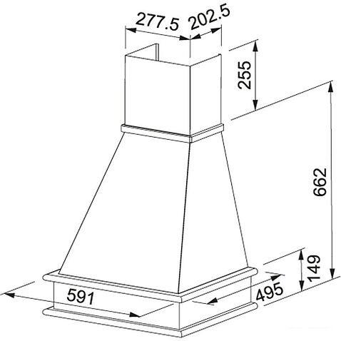 Кухонная вытяжка Franke Country Wood FCL 60 A2 321.0592.486 (белый)