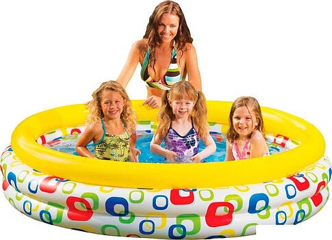 Надувной бассейн Intex Wild Geometry 168х41 (58449)