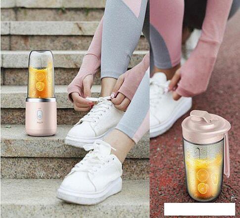 Портативный блендер Deerma DEM-NU05 Pink
