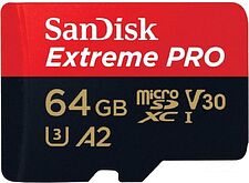 Карта памяти SanDisk Extreme PRO SDSQXCY-064G-GN6MA microSDXC 64GB (с адаптером) Карта памяти SanDisk Extreme PRO SDSQXCY-064G-GN6MA microSDXC 64GB (с адаптером)