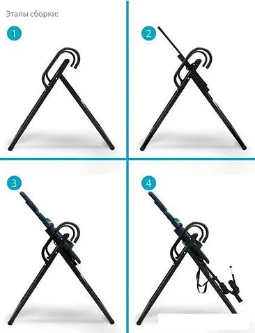 Инверсионный стол Start Line Fitness Traction SLFIT03S-BB (синий/бирюзовый)