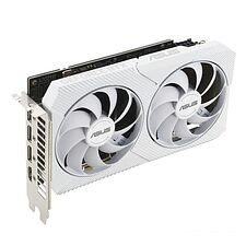 Видеокарта ASUS Dual GeForce RTX 3060 White OC Edition 8GB GDDR6 DUAL-RTX3060-O8G-WHITE Видеокарта ASUS Dual GeForce RTX 3060 White OC Edition 8GB GDDR6 DUAL-RTX3060-O8G-WHITE