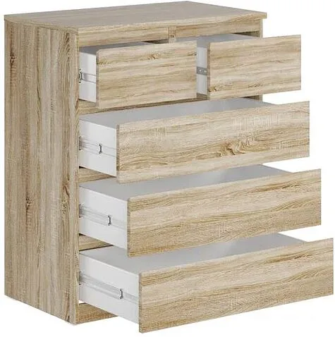 Комод Mio Tesoro Мальта 5 ящиков 80x99 2.05.02.080.3 (дуб сонома)