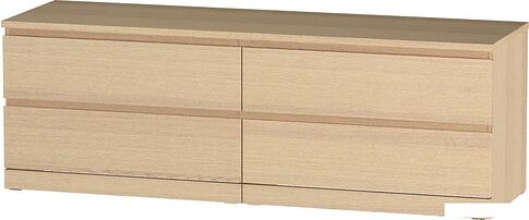 Комод Mio Tesoro Varma Prime 4D (дуб беленый)