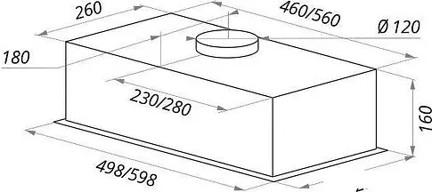 Кухонная вытяжка MAUNFELD Crosby Light C 60 (нержавеющая сталь)