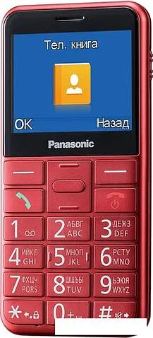 Мобильный телефон Panasonic KX-TU150RU (красный)