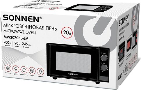 Микроволновая печь Sonnen MW2070BL-6M
