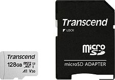 Карта памяти Transcend microSDXC 300S 128GB + адаптер Карта памяти Transcend microSDXC 300S 128GB + адаптер