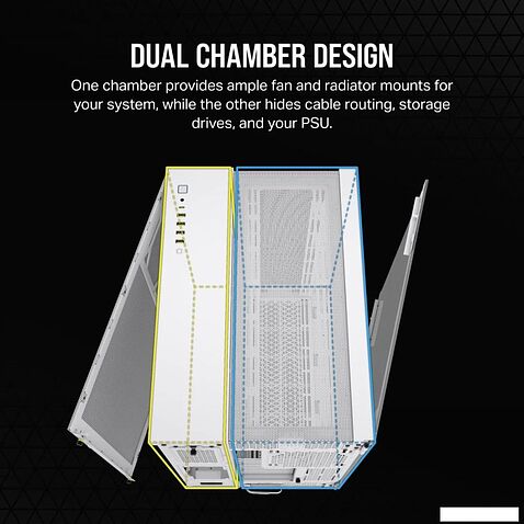 Корпус Corsair 6500D Airflow Dual Chamber CC-9011260-WW