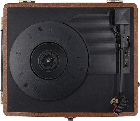 Виниловый проигрыватель Ritmix LP-100 (коричневый)