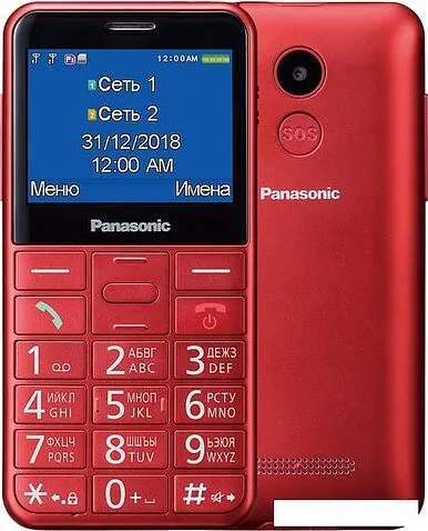 Мобильный телефон Panasonic KX-TU150RU (красный)