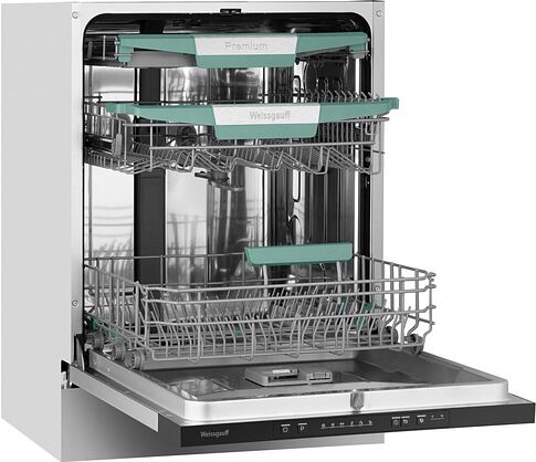 Встраиваемая посудомоечная машина Weissgauff BDW 6136 D Inverter AutoOpen Infolight