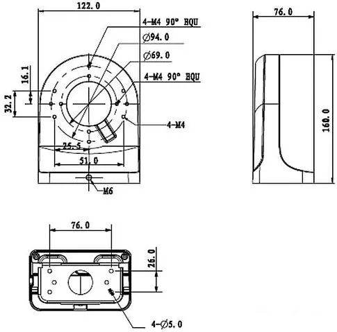 Кронштейн Dahua DH-PFB204W