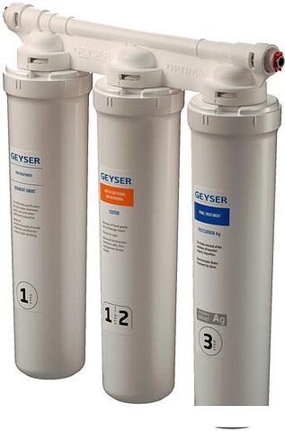 Стационарная система "под мойкой" Гейзер Оптима Старт (без крана)