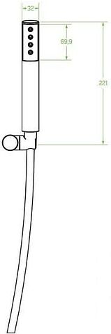 Душевой гарнитур Laveo Pretto NLP 10AD
