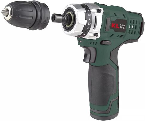 Дрель-шуруповерт KLPRO KLNM1020S (с 2-мя АКБ, кейс)