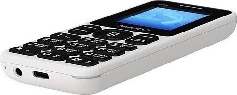 Кнопочный телефон Maxvi P99 (белый)