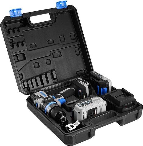 Ударная дрель-шуруповерт Deko GCD20DU PRO 083-1107 (с 2-мя АКБ, кейс)