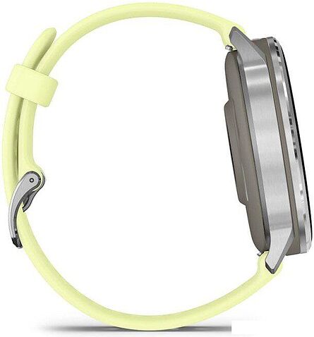 Умные часы Garmin Venu 4 45 мм (серебристый/желтый)