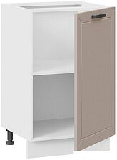 Шкаф напольный Трия Лорас 1Н5 (белый/холст латте) Шкаф напольный Трия Лорас 1Н5 (белый/холст латте)