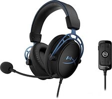 Наушники HyperX Cloud Alpha S (черный/синий)