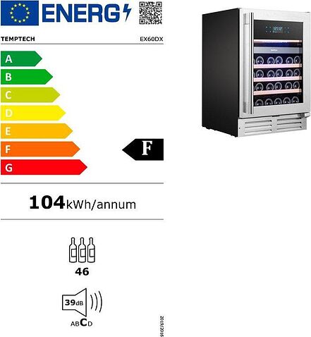 Винный шкаф Temptech EX60DX