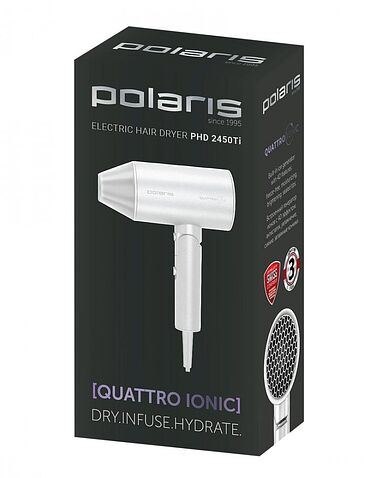 Фен Polaris PHD 2450Ti (белый)