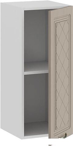 Шкаф навесной Трия Бьянка 1В3 (дуб кофе)