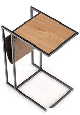 Журнальный столик Halmar Compact 47x33x65 (черный)