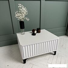 Тумба Shtabe Royal 5001 эко (белый/белый/черный)