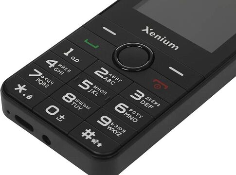 Кнопочный телефон Xenium X900 (черный)