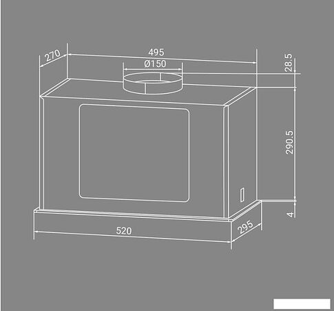 Кухонная вытяжка Hiberg VMF 6191 W