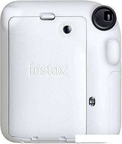 Фотоаппарат Fujifilm Instax Mini 12 (белый) + пурпурный чехол Sundays с ремнем