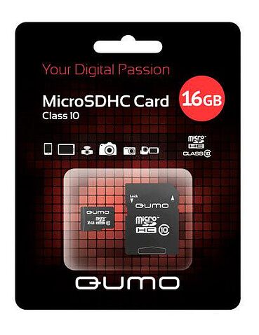 Карта памяти QUMO microSDHC (Class 10) 4GB (QM4GMICSDHC10)